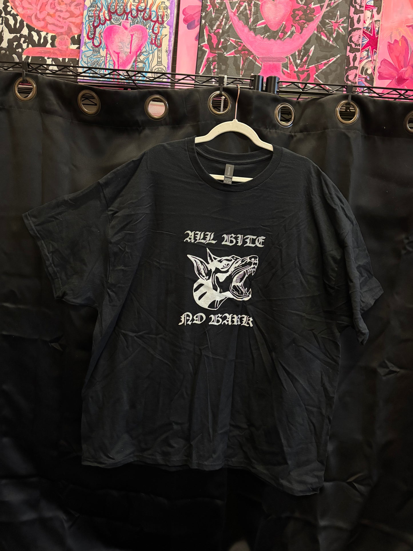 All Bite No Bark Tee Black