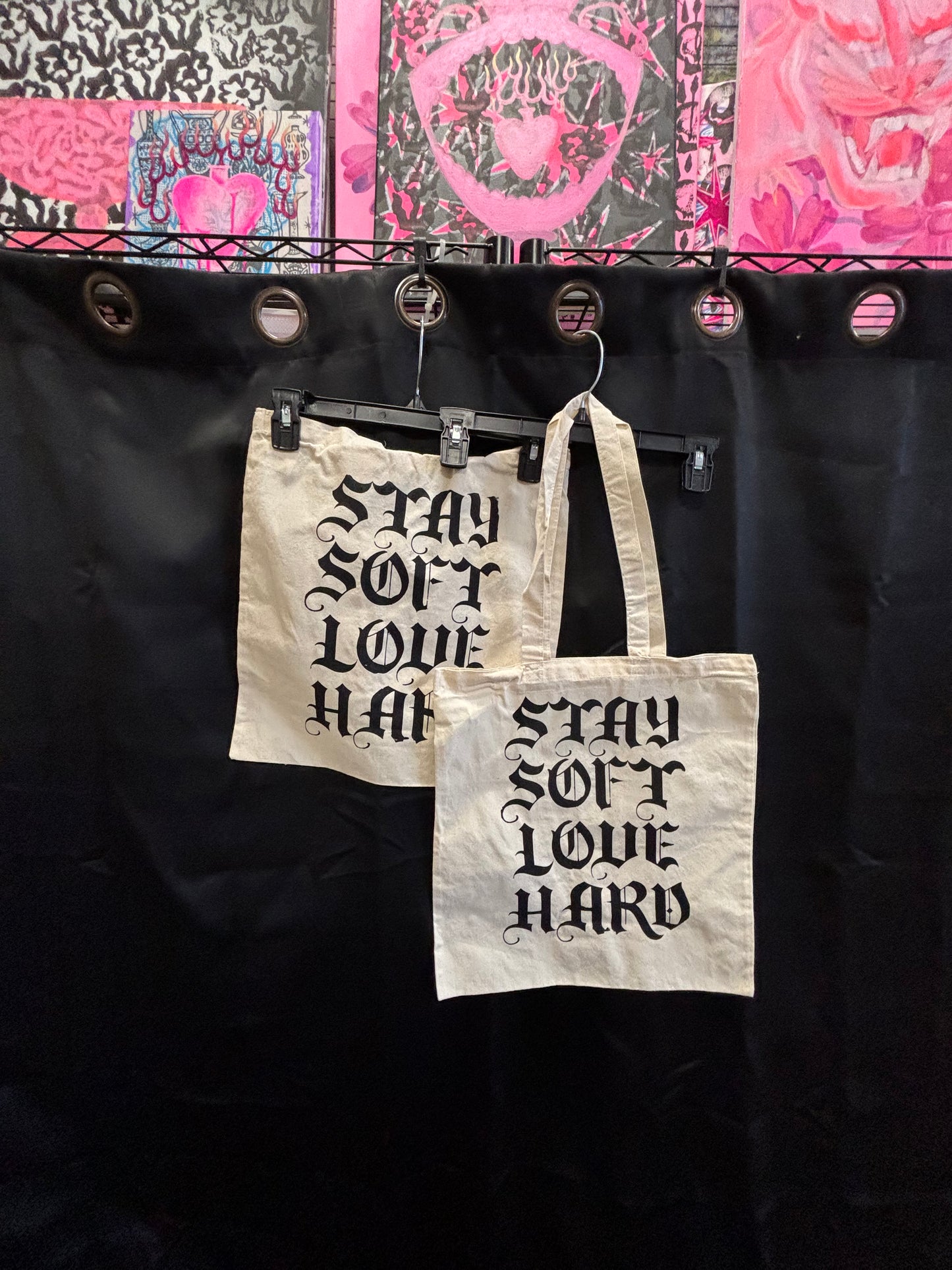 Stay Soft Love Hard Tote