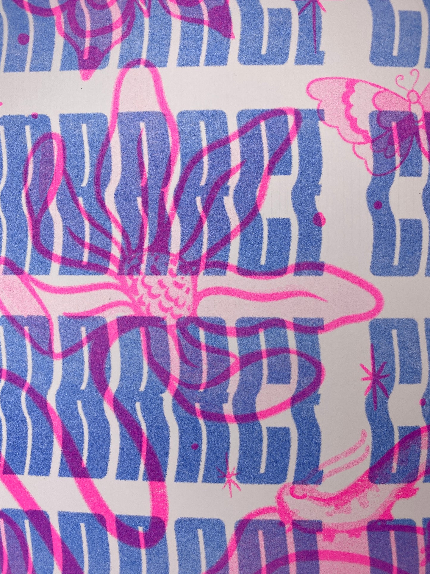 Embrace Change - Riso Print