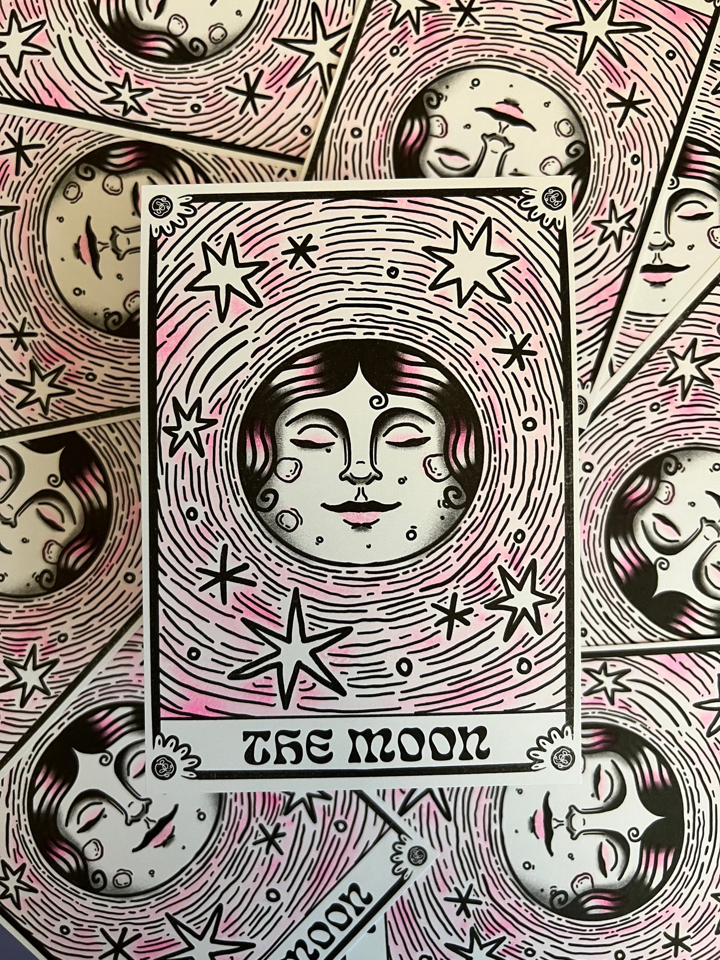 *The Moon - Riso Print