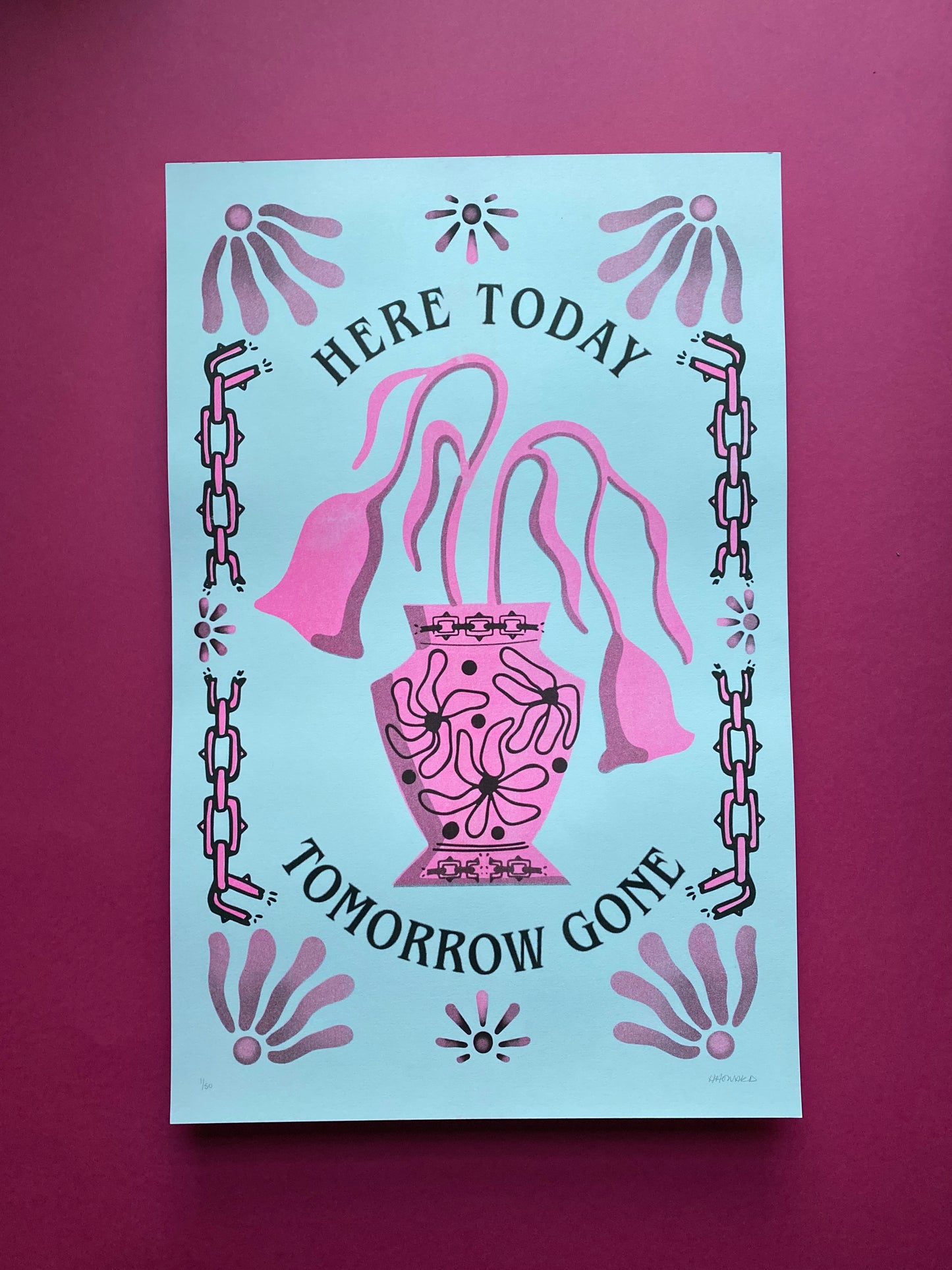 *Tomorrow Gone - Riso Print