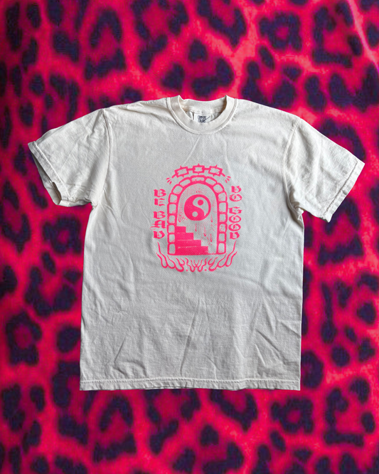 MEDIUM - Be Bad Do Good - Pink on Cream