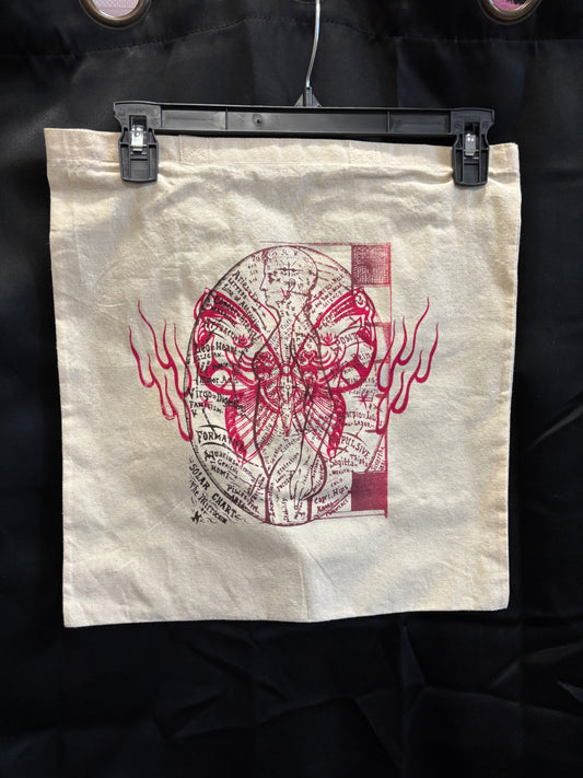 Astral Body Butterfly Double Print Tote