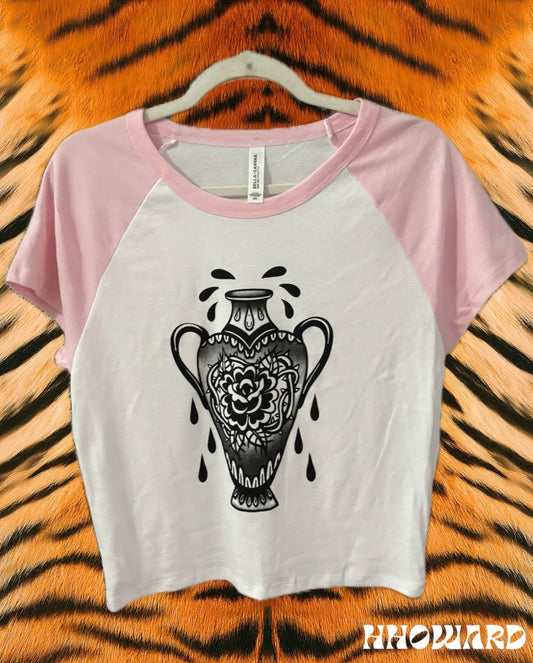 Vase Cropped Baby Tee