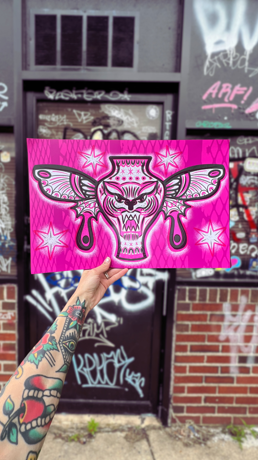 Cat Wings Poster
