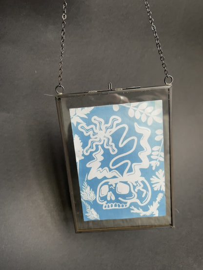 “Pushin Daisies 2.0” Framed Cyanotype