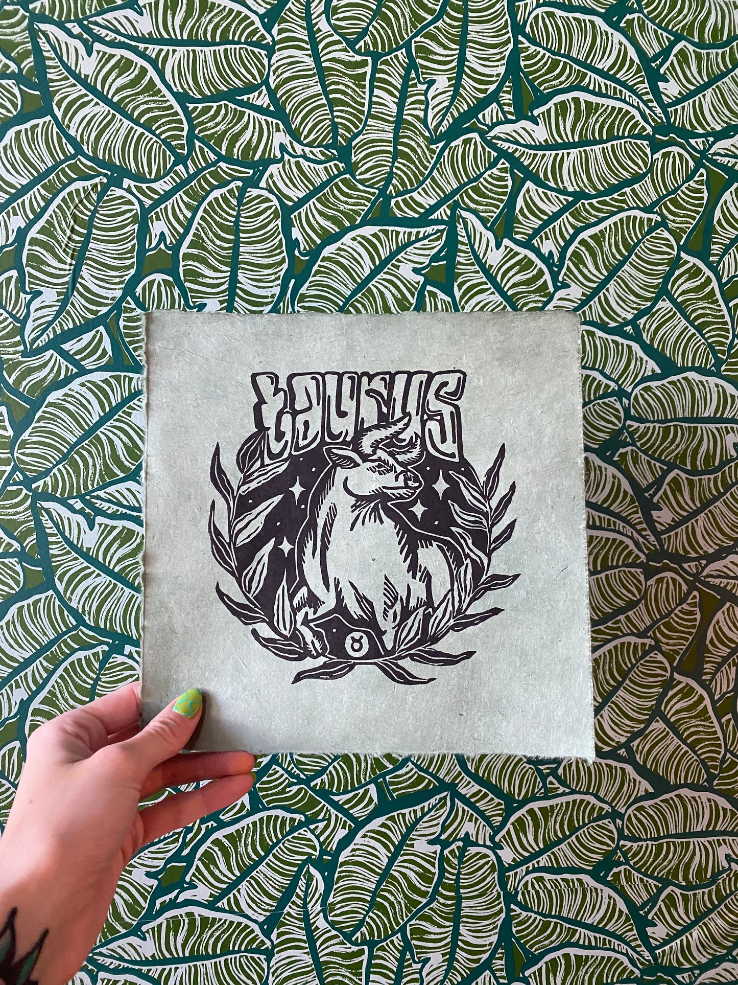 Taurus Print - Lokta Paper