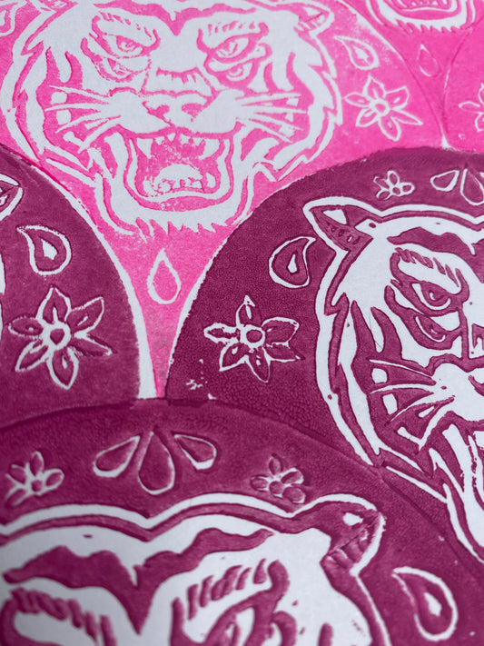 Year of the Tiger - Pink 10"x10"