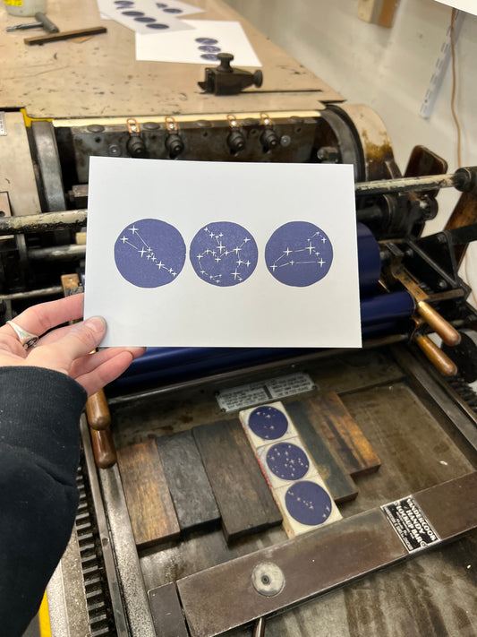 **CUSTOM Big Three Constellation Print