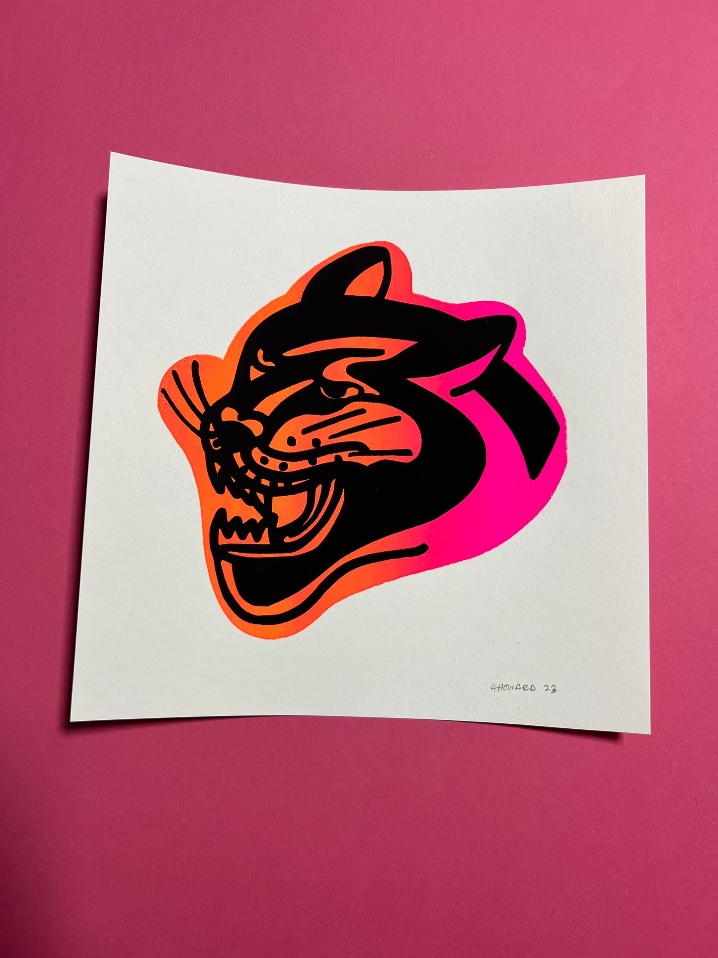 Panther Screen Print