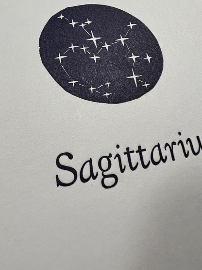 Sagittarius Constellation Print