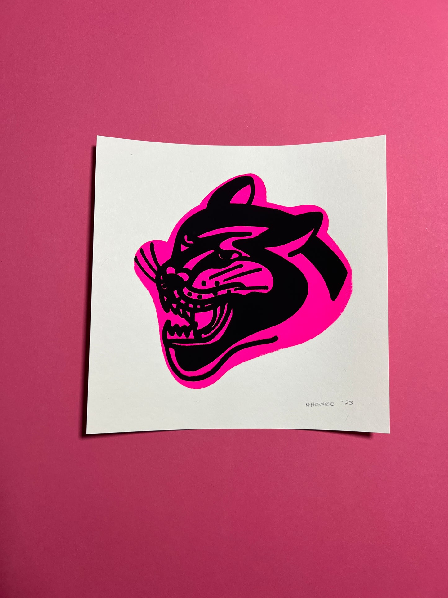 Panther Screen Print
