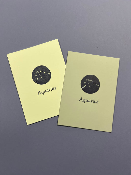 Aquarius Constellation Print